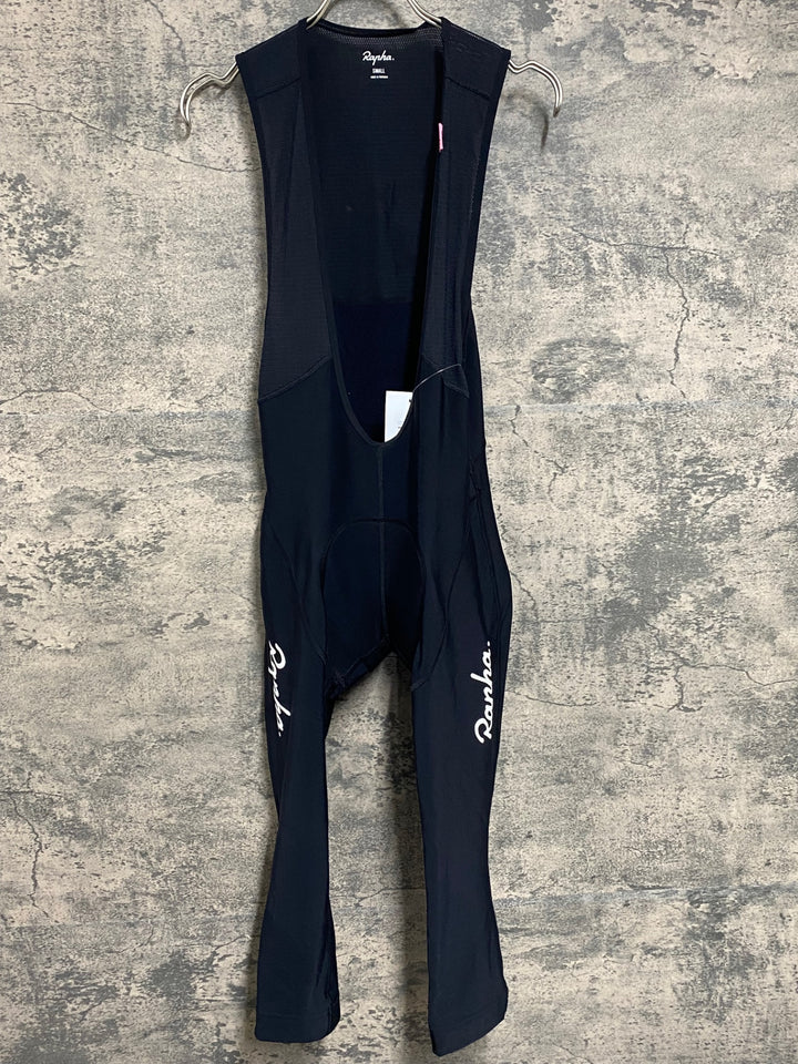 KA292 ラファ Rapha 3/4 BIB SHORTS ビブニッカー 黒 S 裏起毛 ※動物の毛,擦れ
