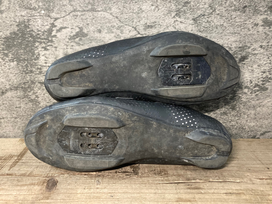 JX872 シマノ SHIMANO SH-RT500 ビンディングシューズ 黒 EU40 SPD