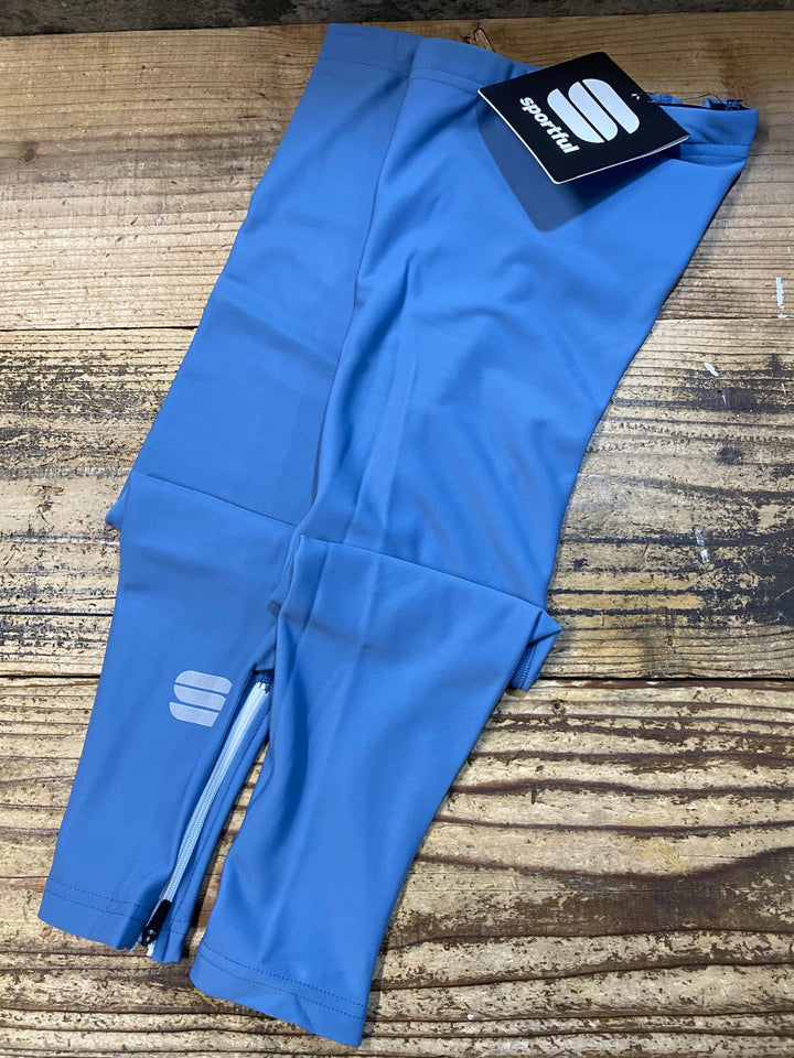 KJ846 スポーツフル sportful leg warmers レッグウォーマー 青 L 裏起毛