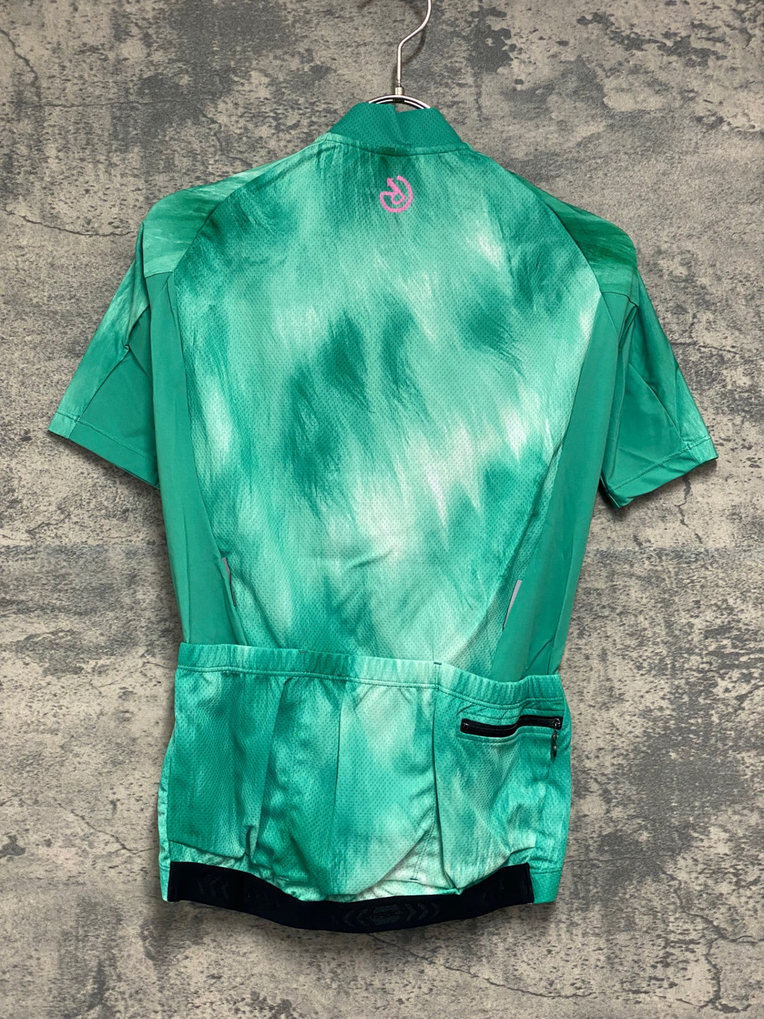 JV956 レリック reric Fuzzy Womens Standerd Jersey 半袖 サイクルジャージ レディース S 緑 レディース
