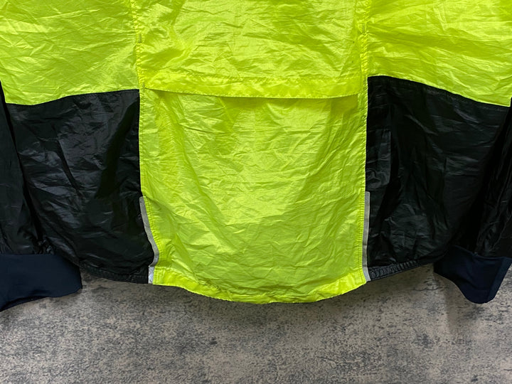 JW565 パールイズミ PEARL iZUMi 長袖 ウィンドブレーカー 黄 L