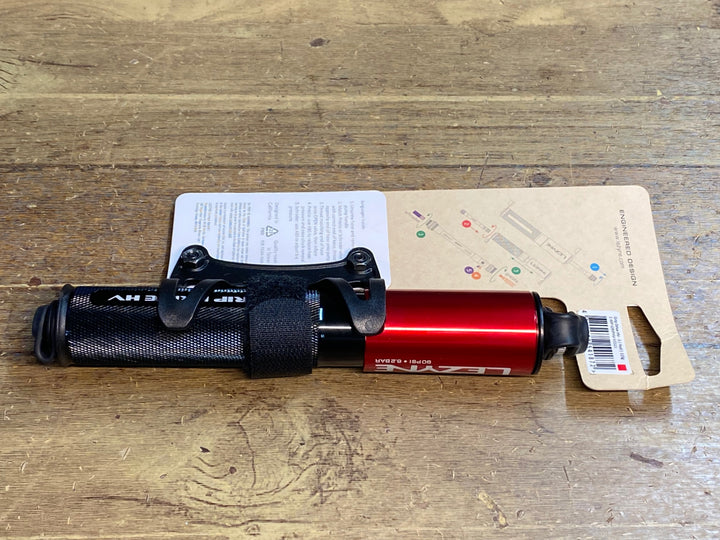 JO841 レザイン LEZYNE GRIP DRIVE HV 携帯空気入れ 赤 黒