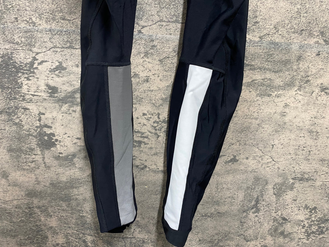 JY681 ラファ Rapha CLASSIC WINTER TIGHTS WITH PAD ビブタイツ 黒 L 裏起毛