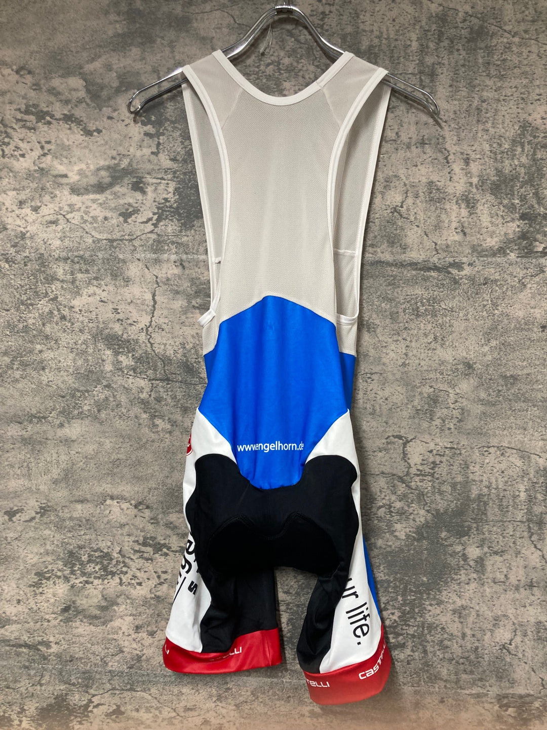 JT029 カステリ CASTELLI ビブショーツ 黒 白 M