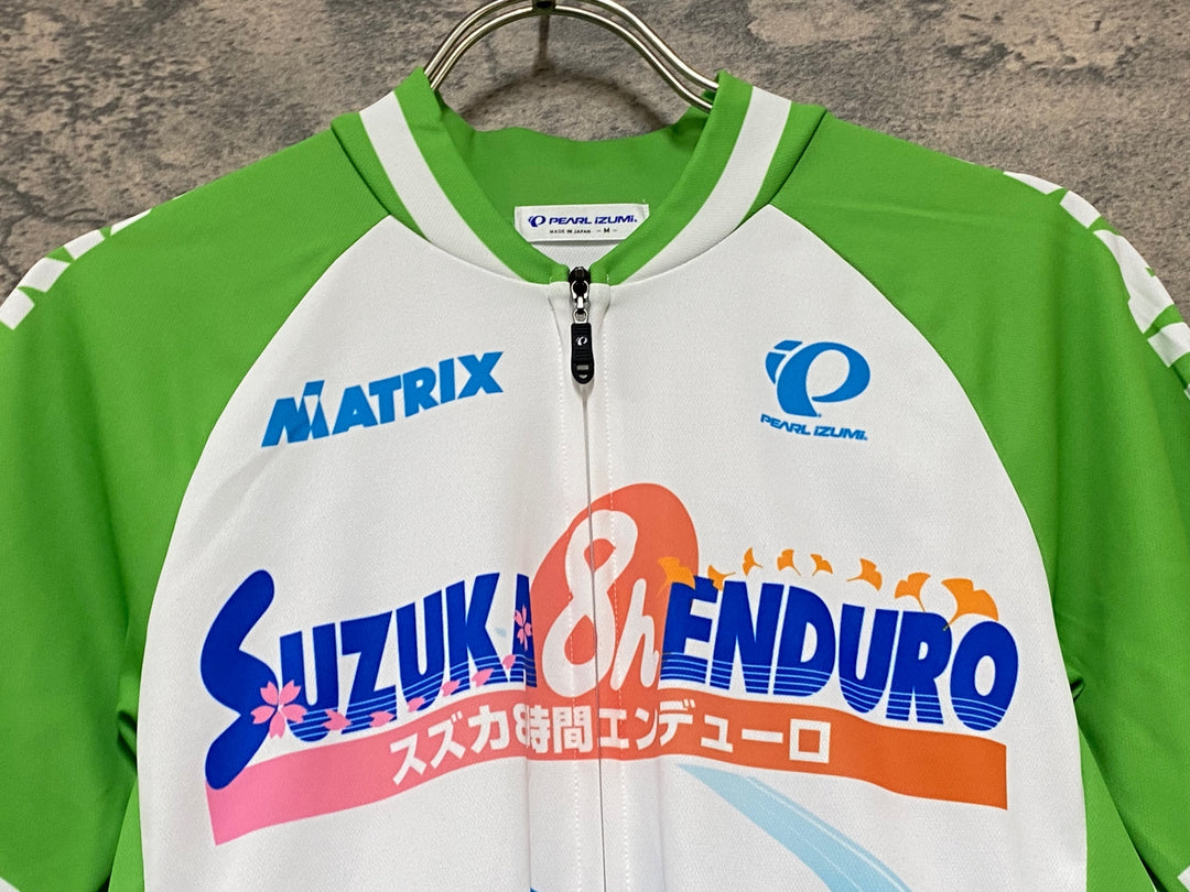 JS467 パールイズミ PEARL iZUMi 半袖 サイクルジャージ 総柄 M スズカ8時間エンデューロ