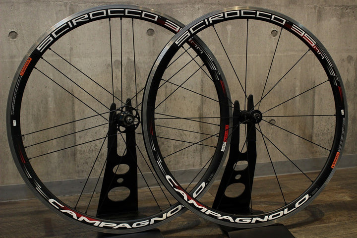 訳アリ カンパニョーロ CAMPAGNOLO シロッコ SCIROCCO 35mm アルミ クリンチャー ホイールセット カンパ 11S/12S 【名古屋店】
