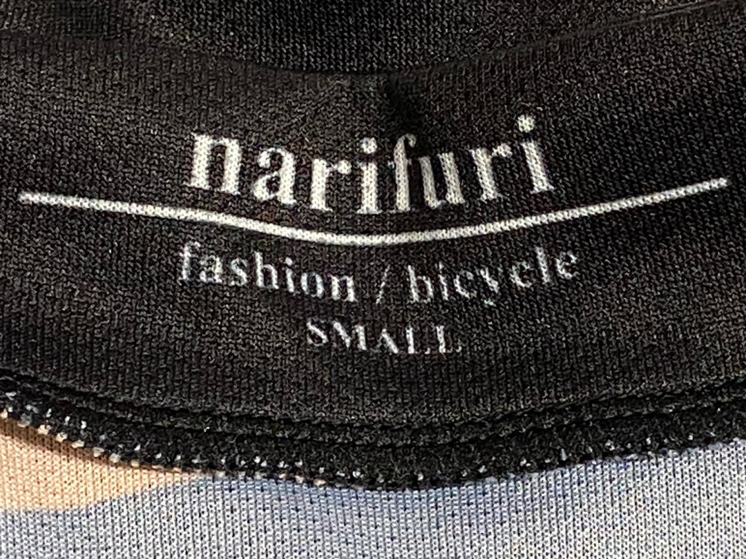 KI135 ナリフリ narifuri 半袖 サイクルジャージ 総柄 S