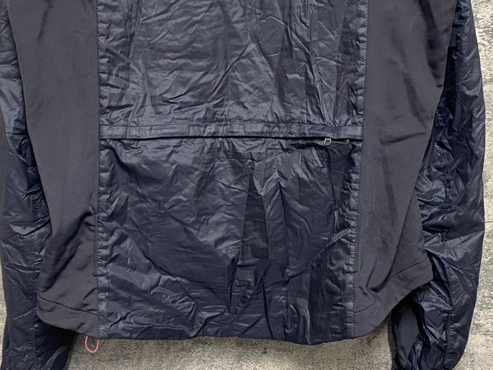 JO256 ラファ Rapha 長袖 サイクルジャケット 黒 XL ダウン 中綿 ※ジッパー破損