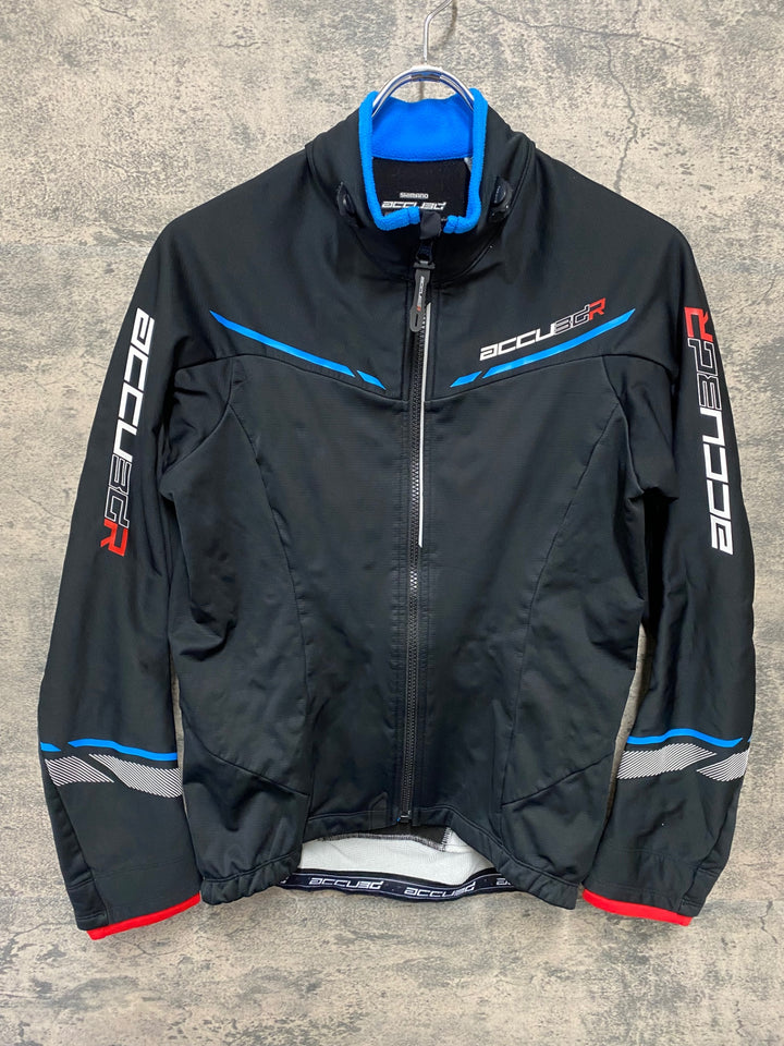 JT255 シマノ SHIMANO ACCU3DR 長袖 サイクルジャケット 黒 M 裏起毛