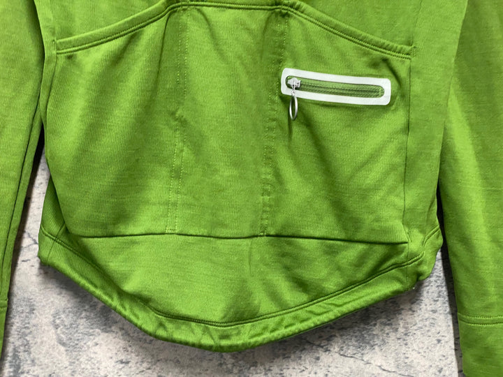 JJ275 ラファ Rapha CLASSIC LONG SLEEVE JERSEY 長袖サイクルジャージ 緑 XS