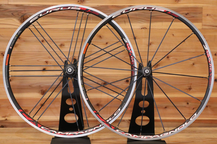 カンパニョーロ CAMPAGNOLO ユーラス EURUS 2WAY-FIT RIM シマノ 10S ナローリム 15C アルミ チューブレス ホイールセット 【広島店】