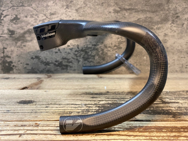 KO248 ヴィジョン Vision メトロン METRON 5D ACR 3k Integrated カーボン ハンドル ステム 一体型ドロップハンドル 420mm 110mm