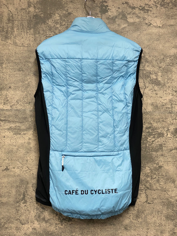 JU495 カフェドシクリステ Cafe du Cycliste ALEXIA Unisex サイクルベスト ジレ 水色 L