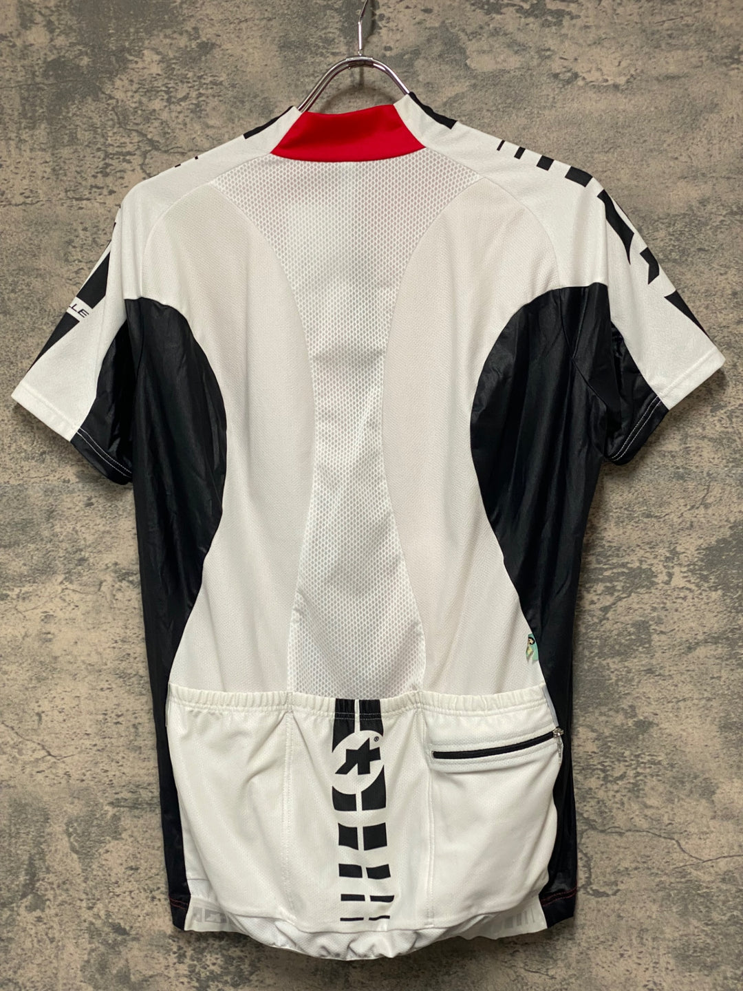 JH861 アソス assos ミレ MILLE 半袖 サイクルジャージ 黒 赤 白 M