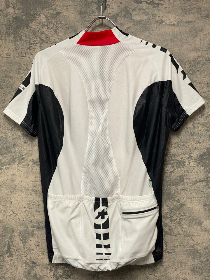 JH861 アソス assos ミレ MILLE 半袖 サイクルジャージ 黒 赤 白 M