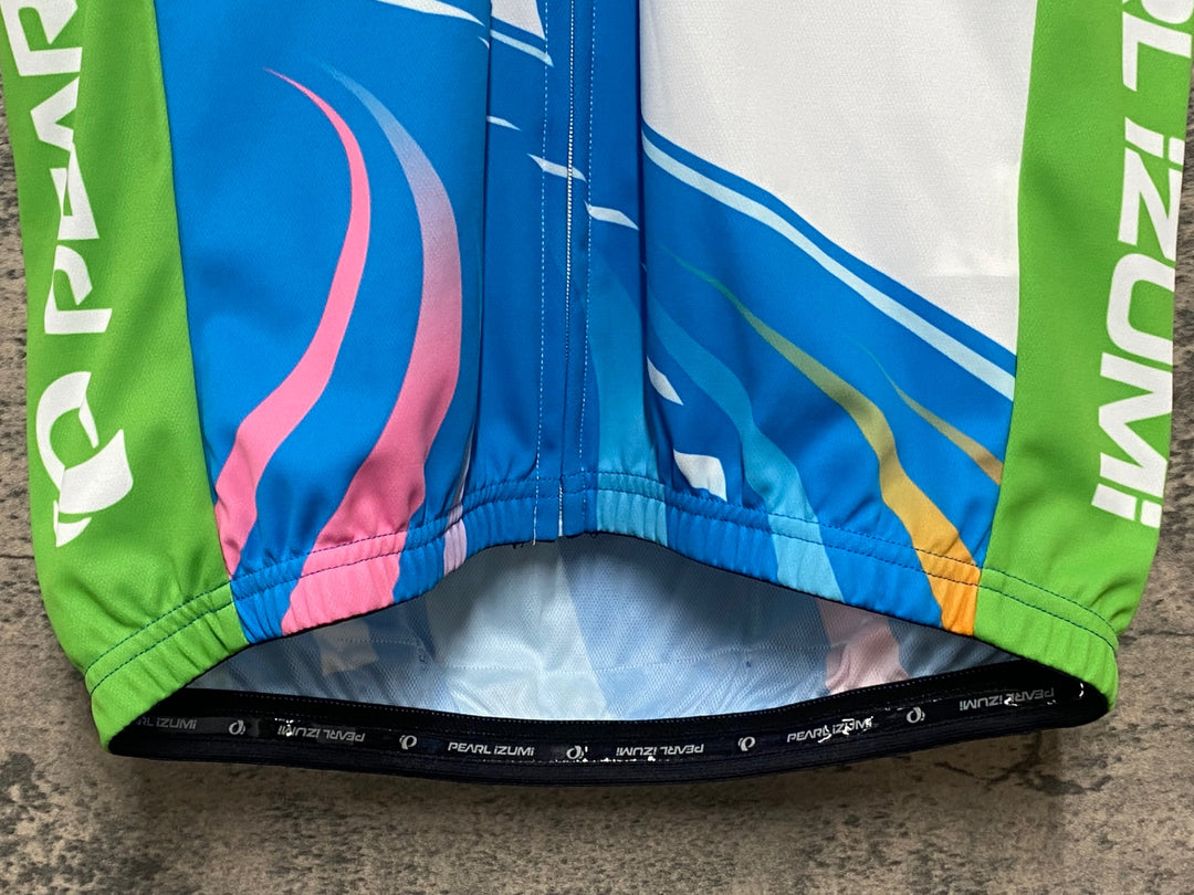 JS467 パールイズミ PEARL iZUMi 半袖 サイクルジャージ 総柄 M スズカ8時間エンデューロ