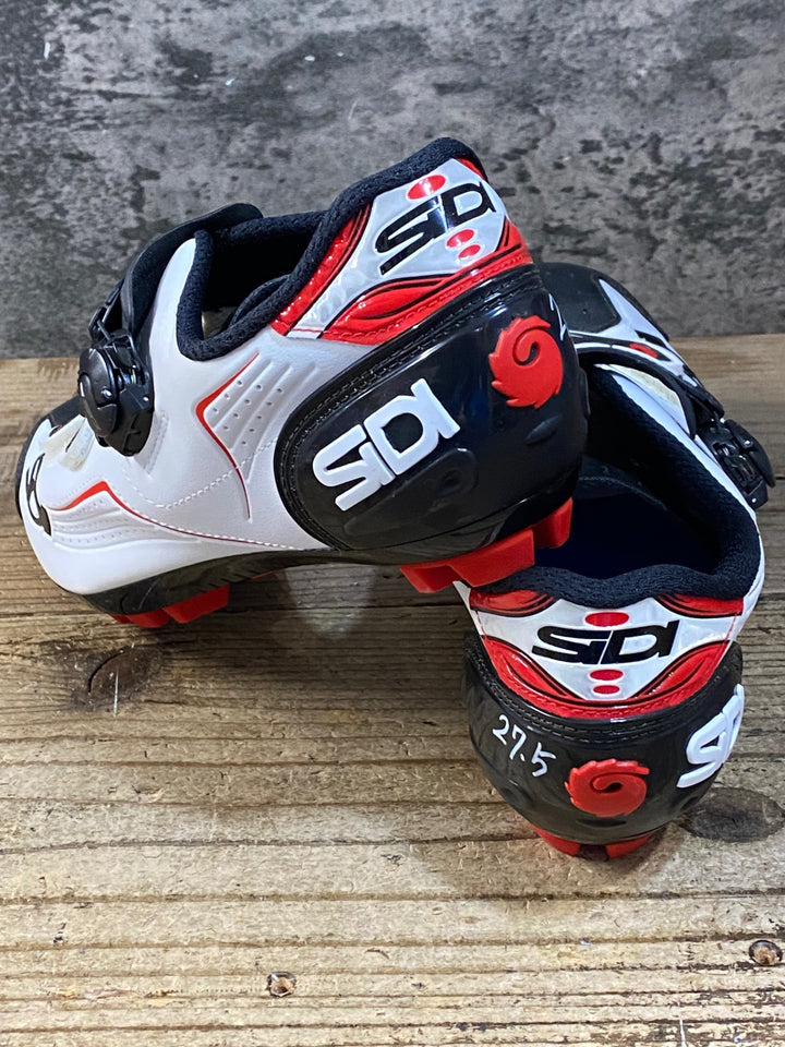 KG381 シディ SIDI TRACE MTB ビンディングシューズ 白 SPD EU45 ※ペン字あり