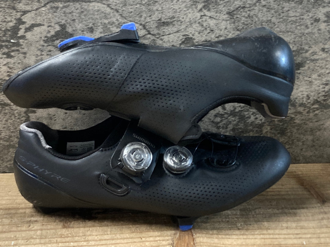 KD661 シマノ SHIMANO S-PHYRE RC9 SH-RC901M ビンディングシューズ 黒 SPD-SL EU41 ※左側BOAダイヤル破損