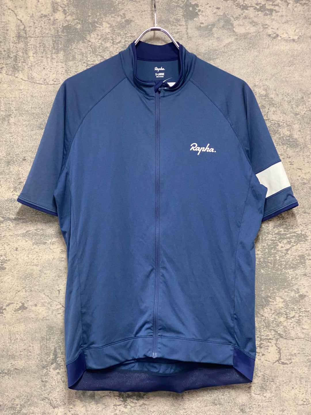 JZ241 ラファ Rapha CORE JERSEY 半袖 サイクルジャージ 青 XL