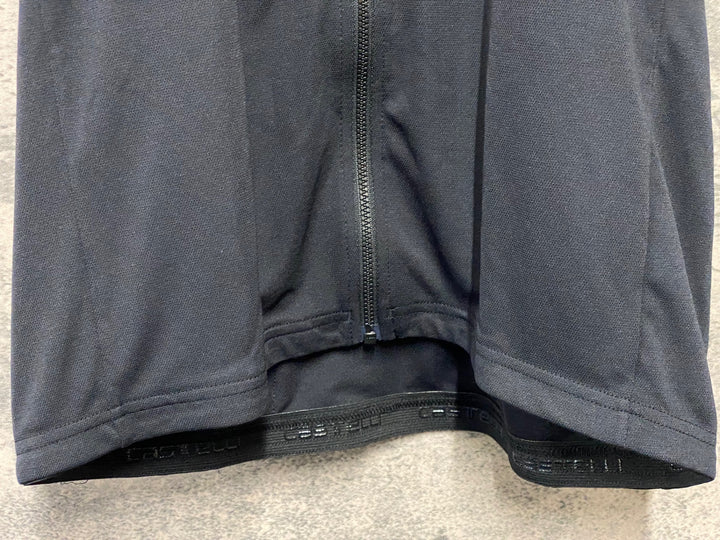 JQ860 カステリ CASTELLI CLASSIFICA JERSEY 半袖 サイクルジャージ 黒 XL