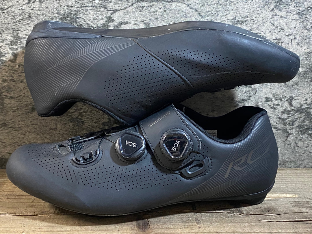 JW888 シマノ SHIMANO SHRC701M ビンディングシューズ 3穴 黒 EU42.5