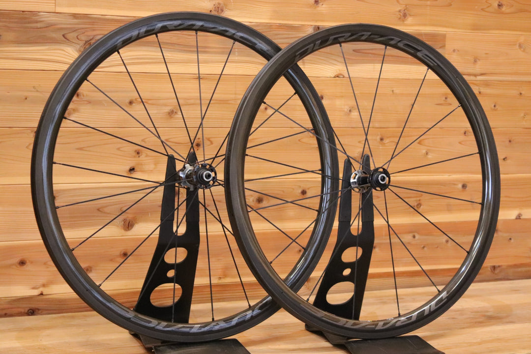 未走行品！ シマノ SHIMANO デュラエース DURA-ACE WH-R9100 C40 TU シマノ 11S/12S 28㎜ カーボン チューブラー ロードバイク ホイールセット 【広島店】
