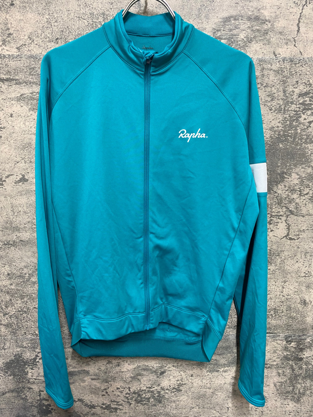 KA861 ラファ Rapha CORE LONG SLEEVE JERSEY 長袖 サイクルジャージ ターコイズグリーン M