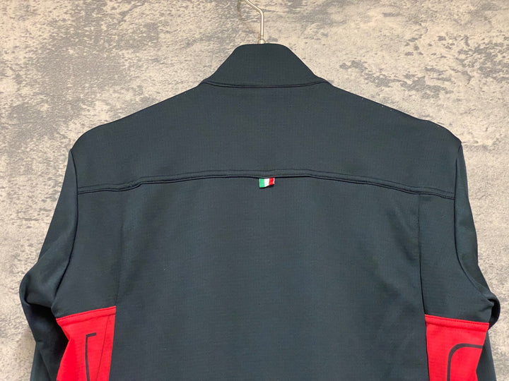 KG669 カステリ CASTELLI 長袖サイクルジャージ 黒 M