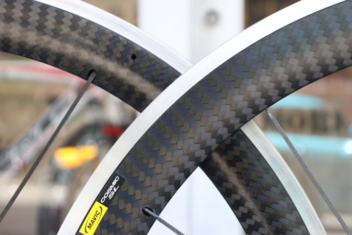 マヴィック MAVIC コスミック カーボン COSMIC CARBON SL アルミ カーボン クリンチャー ホイールセット シマノ11S/12S 13C 【横浜店】