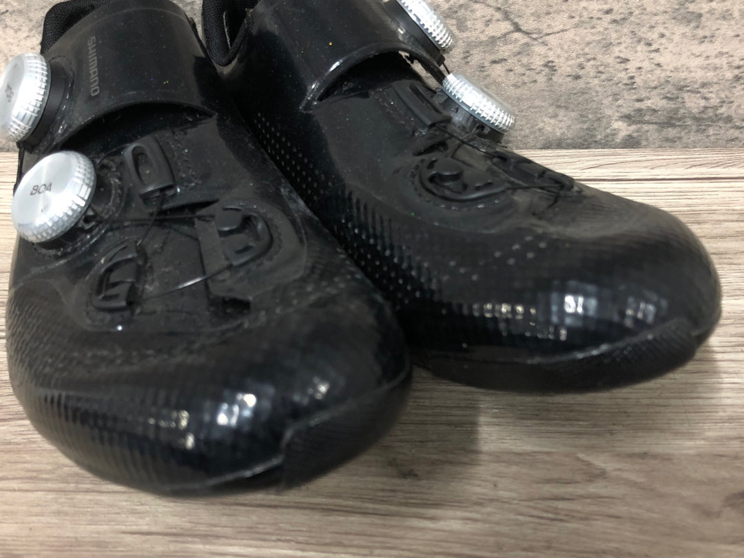 JY348 シマノ SHIMANO S-PHYRE SHRC902S L01 ビンディングシューズ SPD-SL 黒 EU41