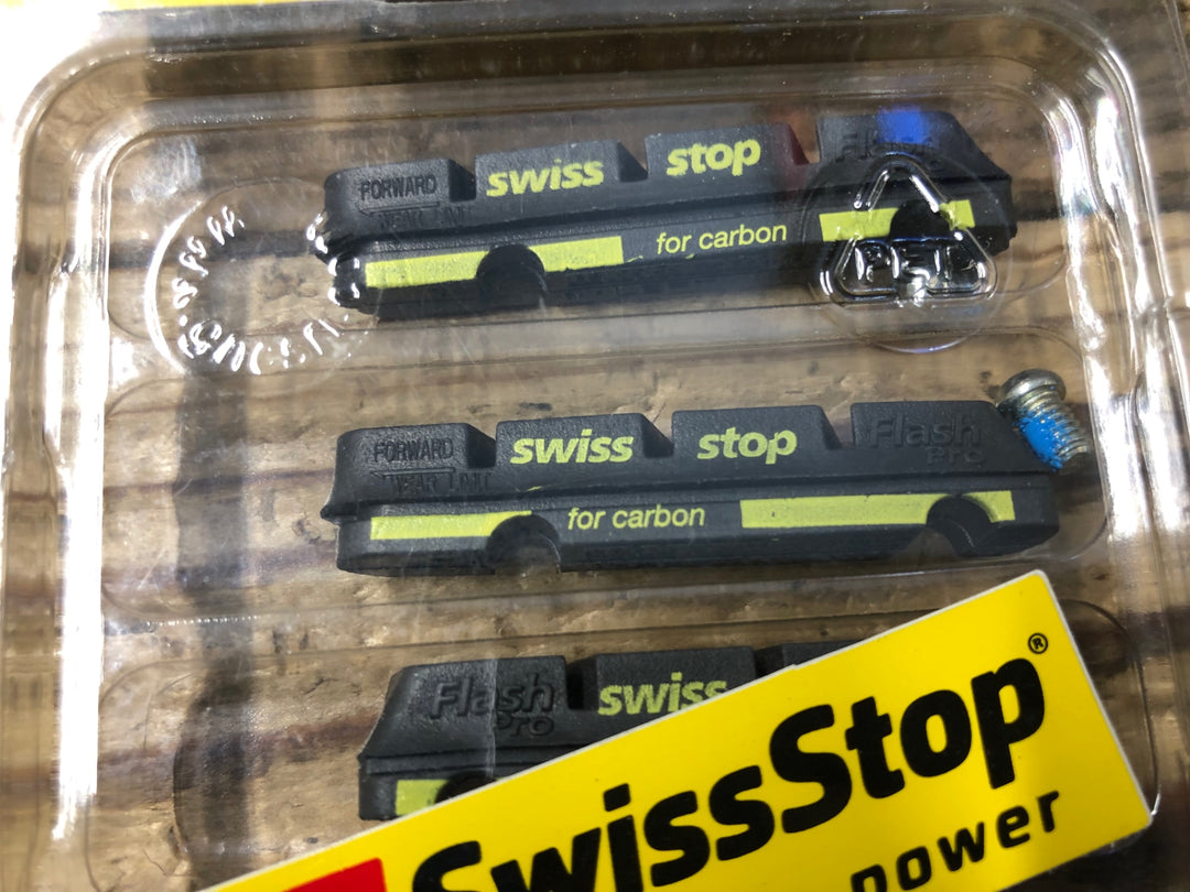 KG879 スイスストップ SwissStop Flash EVO BLACK PRINCE FOR CARBON RIMS ブレーキパッド SRAM SHIMANO用