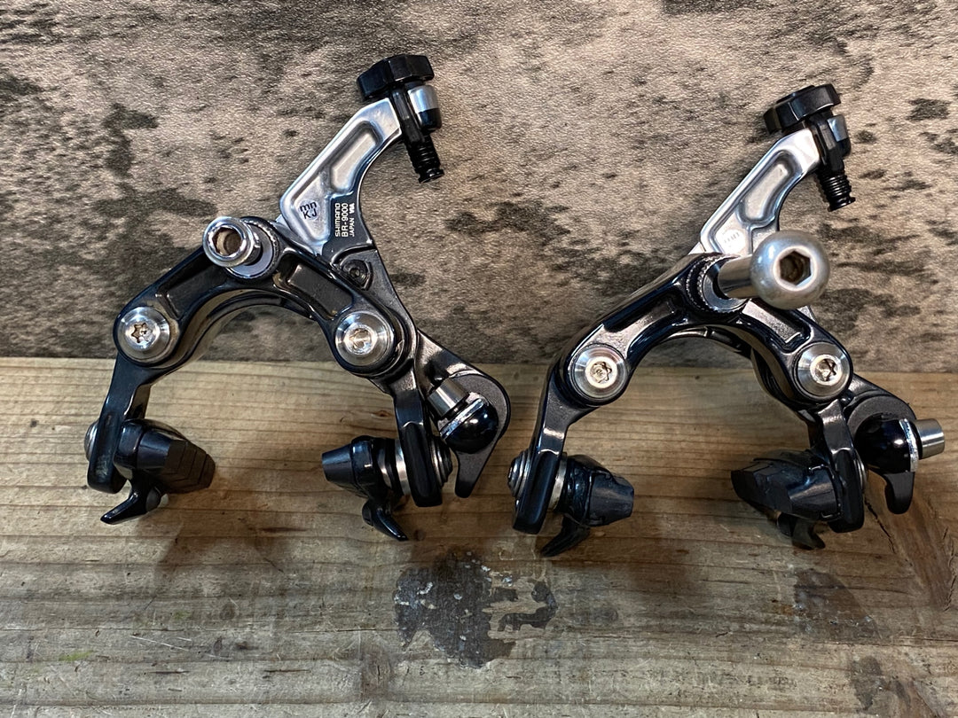 JH063 シマノ SHIMANO デュラエース DURA-ACE BR-9000 キャリパーブレーキ 前後セット ※取付ナット非純正