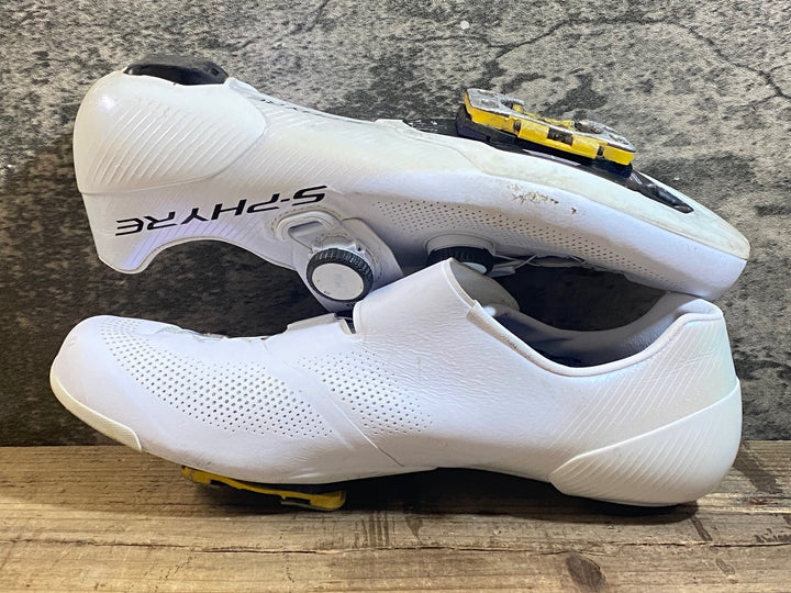 KC520 シマノ SHIMANO RC9 SH-RC903M ビンディングシューズ 白 EU43