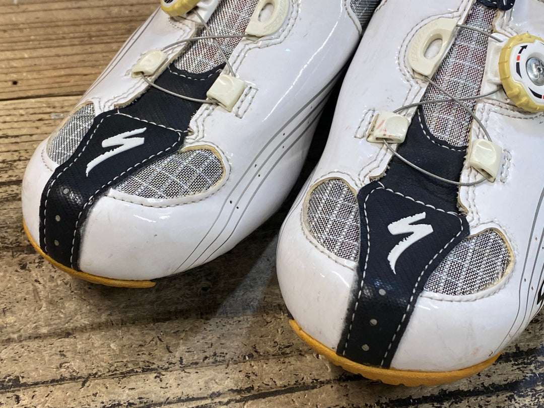 JU924 スペシャライズド SPECIALIZED エスワークス S-WORKS 7 RD ビンディングシューズ SPD-SL 白 EU41