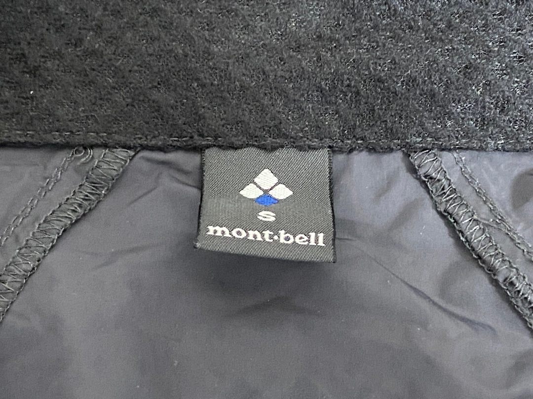 KC594 モンベル mont bell 長袖 ウィンドブレーカー 黒 S リフレクト