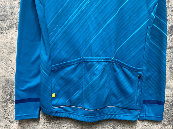 KF320 パールイズミ PEARL iZUMi 長袖 サイクルジャージ 青 XL 裏起毛