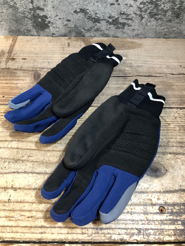 KE378 ラファ Rapha WINTER GLOVES 長指 サイクルグローブ 裏起毛 XS 紺