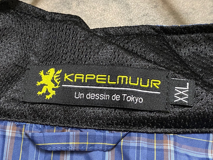 JO875 カペルミュール KAPELMUUR ウインドブレイカー ネイビー チェック XXL