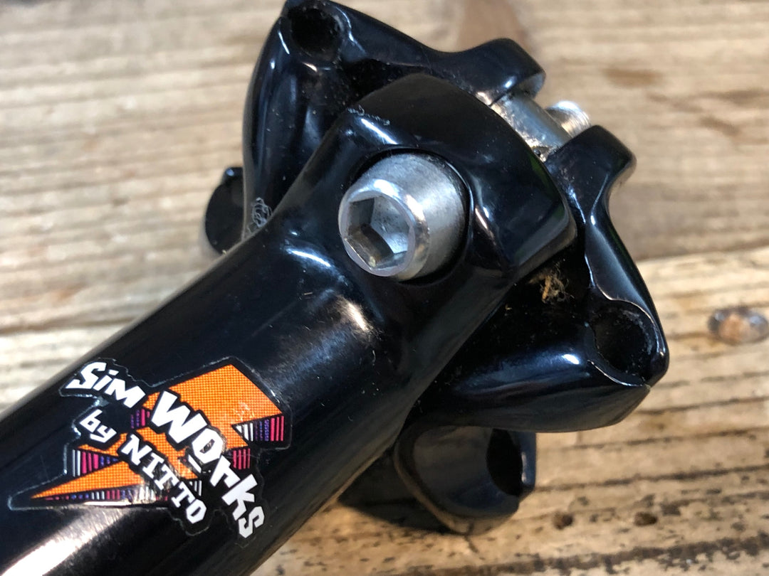 JO652 シムワークス by 日東 Sim Works By NITTO Froggy アルミ シートポスト 黒 300mm Φ27.2 0mm