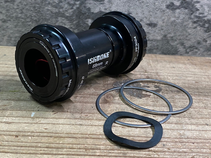 JM718 ウィッシュボーン WISHBONE BPF3024 ボトムブラケット BB 黒 Φ46 PF30 スピンドル径Φ24