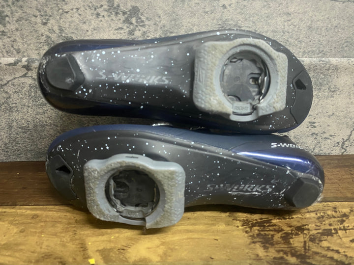 JY149 スペシャライズド SPECIALIZED S-WORKS TORCH ビンディングシューズ 3穴 紺 EU38