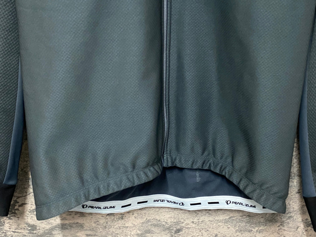 JY276 パールイズミ PEARL iZUMi 長袖 サイクルジャケット グレー MEN'S XL 裏起毛 赤タグ