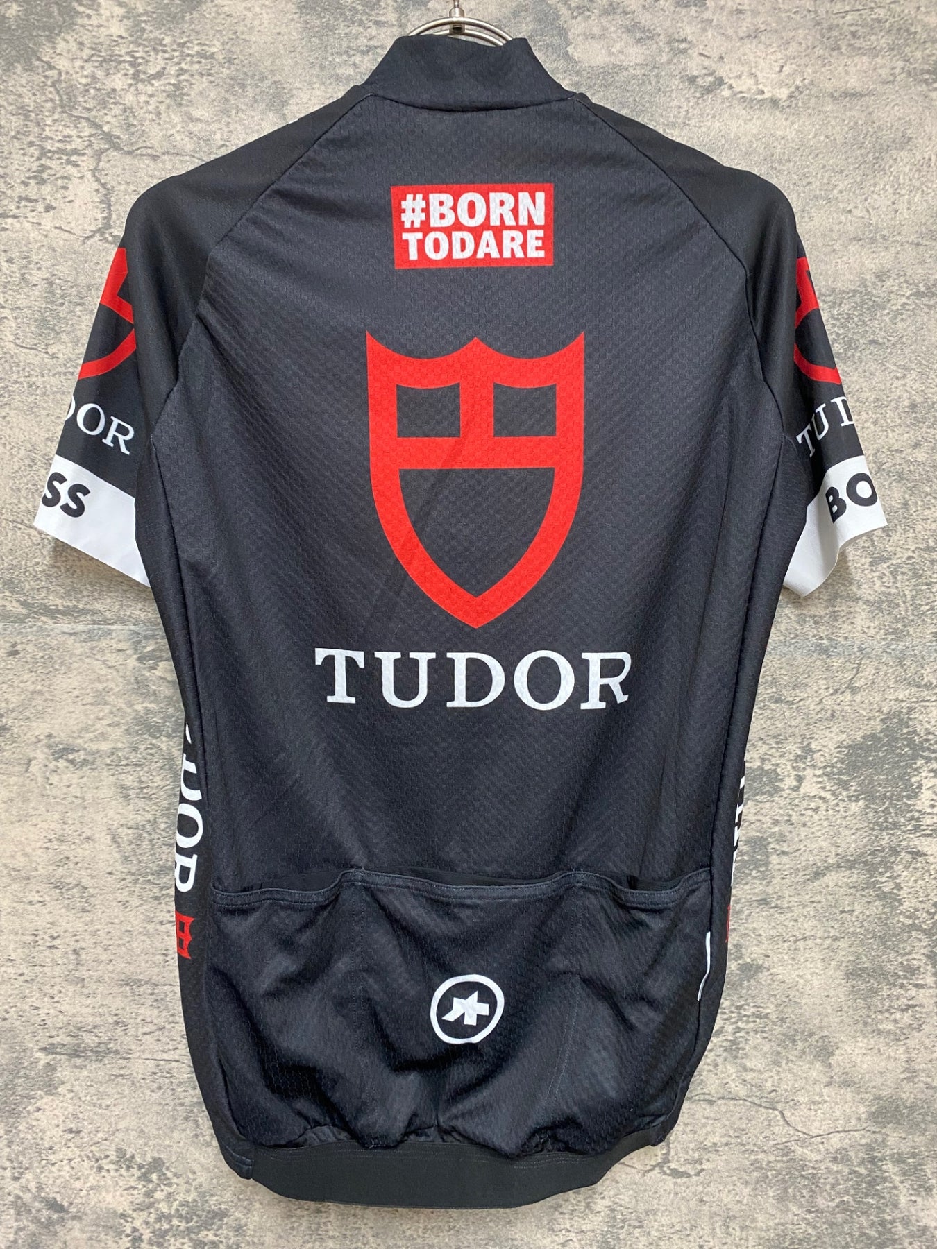 ASSOS TUDOR サイクルジャージ 黒 JM998 アソス assos TUDOR PRO TEAM REPLICA JERSEY 半袖 サイクル