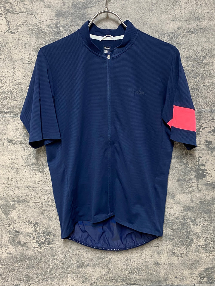 JP159 ラファ Rapha CLASSIC FLYWEIGHT JERSEY 半袖 サイクルジャージ ネイビー M
