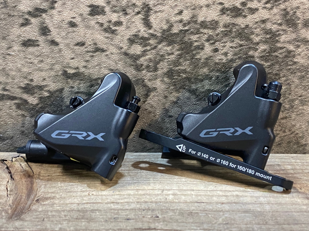 JN759 シマノ SHIMANO GRX BR-RX400 ディスクブレーキ キャリパー 前後セット