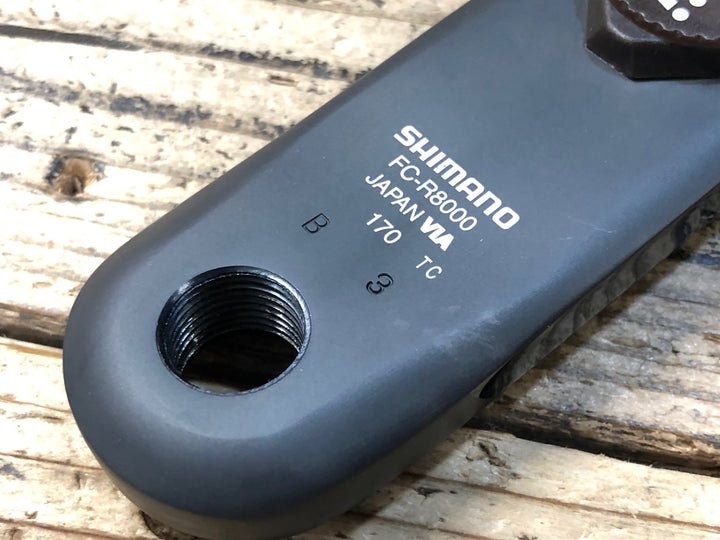 KC783 4iiii PRECISION 3 パワーメーター付 シマノ SHIMANO アルテグラ ULTEGRA FC-R8000 左クランクアーム 170mm