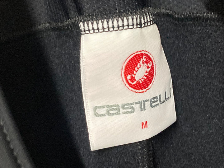 JV731 カステリ CASTELLI ビブタイツ 裏起毛 黒 M