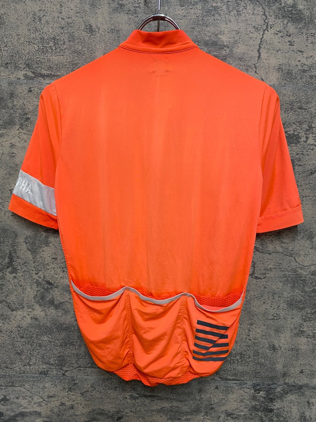 JZ497 ラファ RAPHA PRO TEAM CLIMBER'S JERSEY 半袖 サイクルジャージ S オレンジ