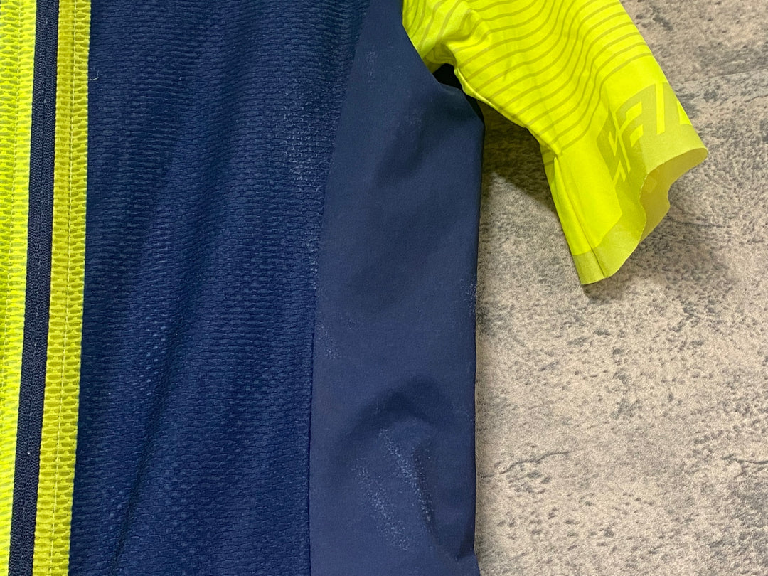 KK028 サンティーニ Santini 半袖 サイクルジャージ 紺 S