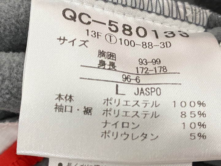 KC998 ルコックスポルティフ le coq sportif 長袖 サイクルジャケット 赤白 L 裏起毛